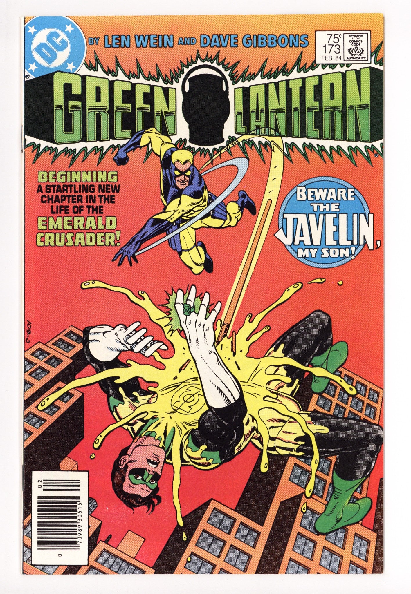 Green Lantern Vol 2 173 NM- (9.2) (1984) Newsstand 