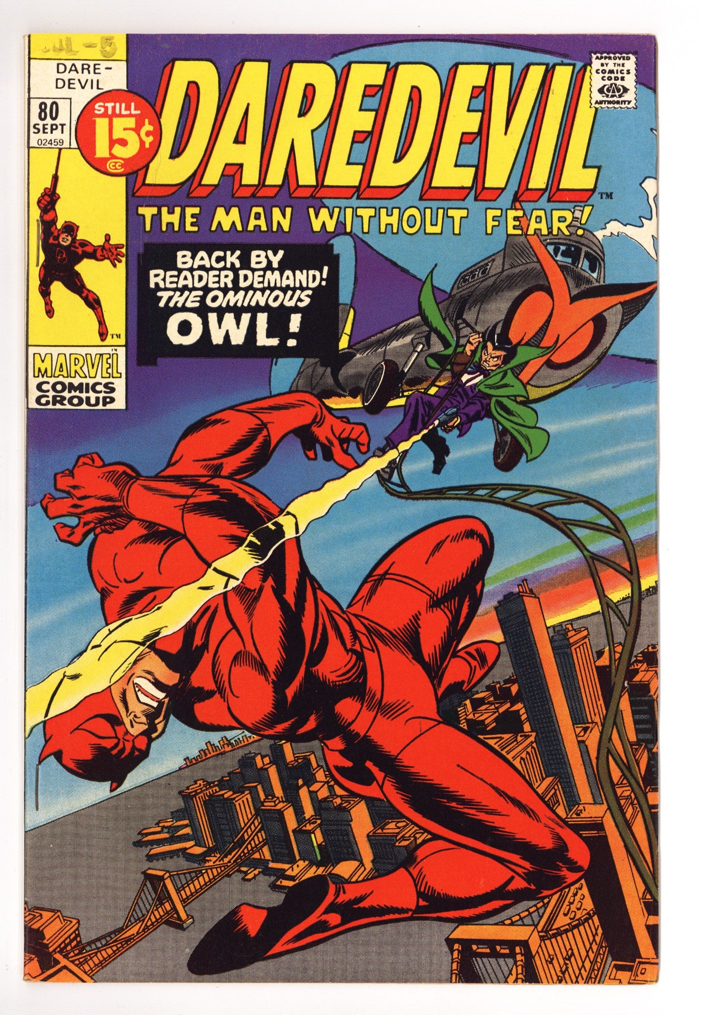 Daredevil Vol 1 80 FN (6.0) (1971) 