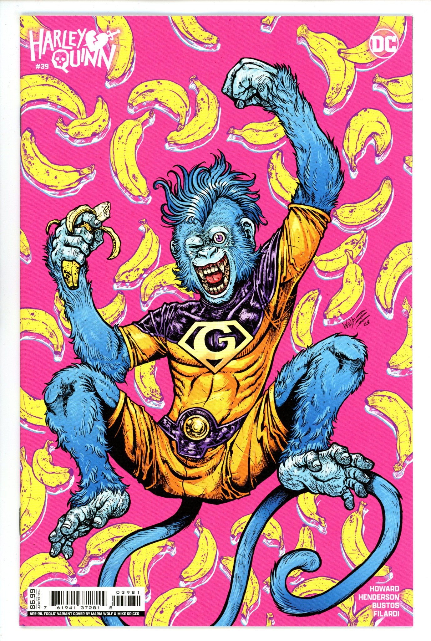 Harley Quinn Vol 4 39 Wolf Variant (2024)