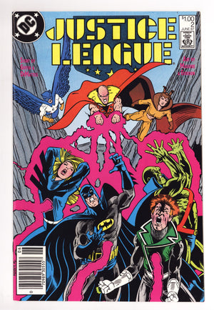 Justice League 2 NM- (9.2) (1987) Canadian Price Variant