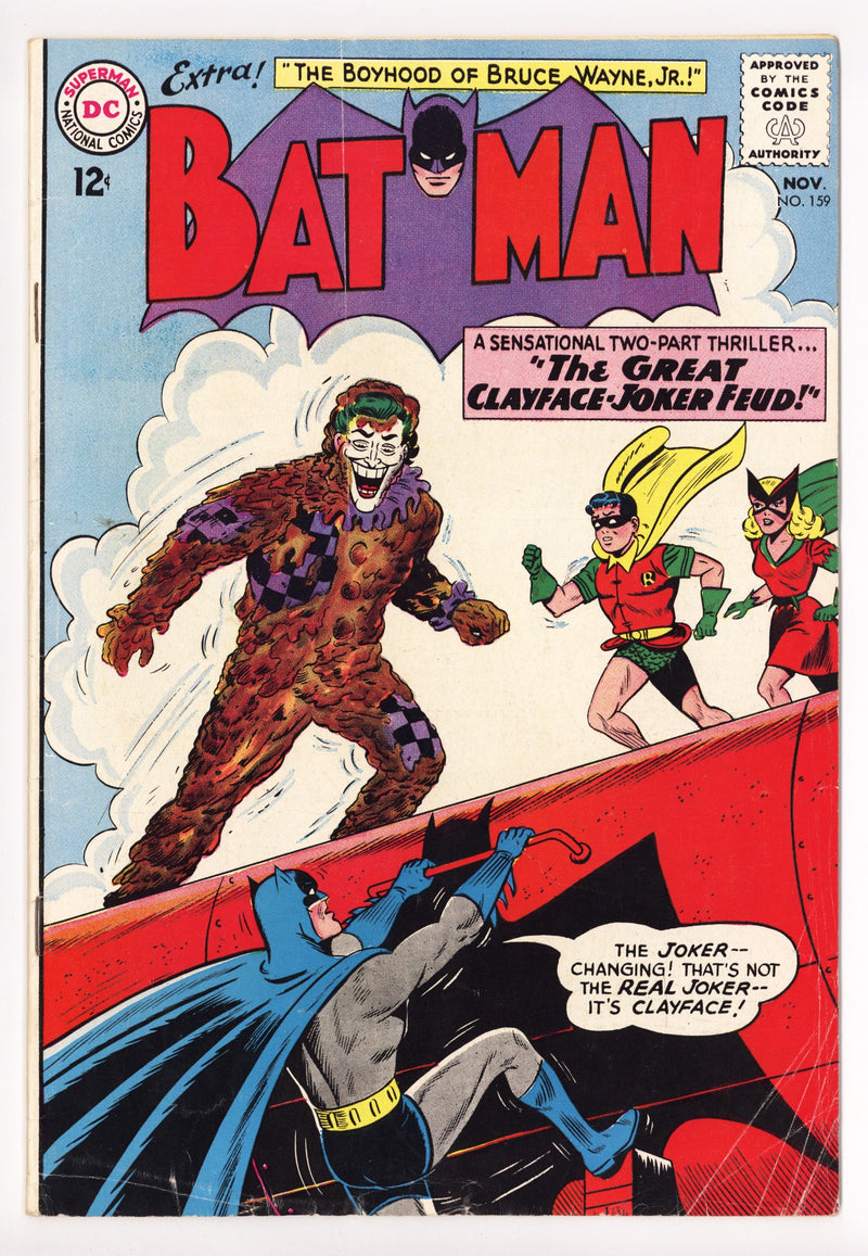 Batman Vol 1 159 VG (4.0) (1963) 