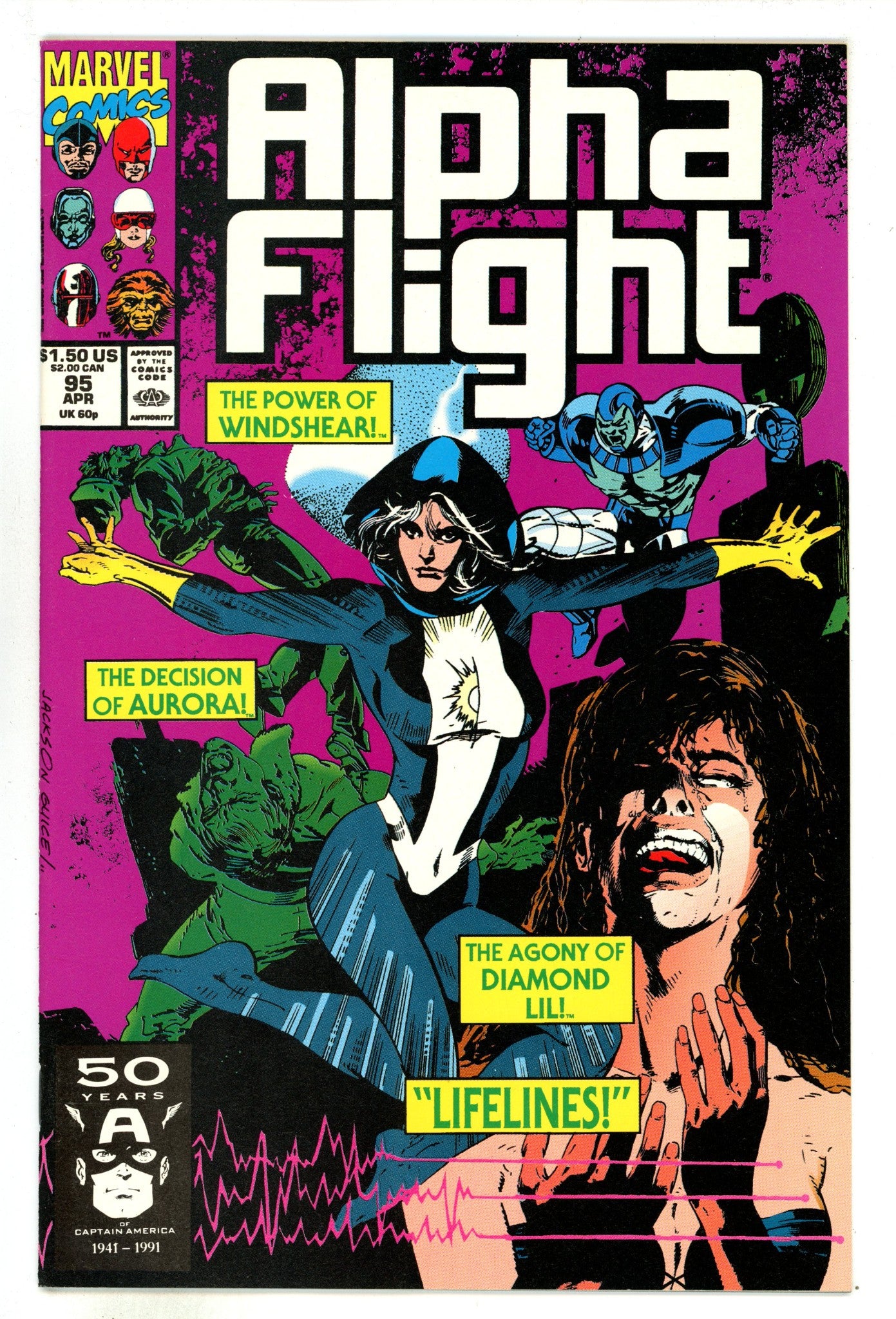 Alpha Flight Vol 1 95 High Grade (1991) 