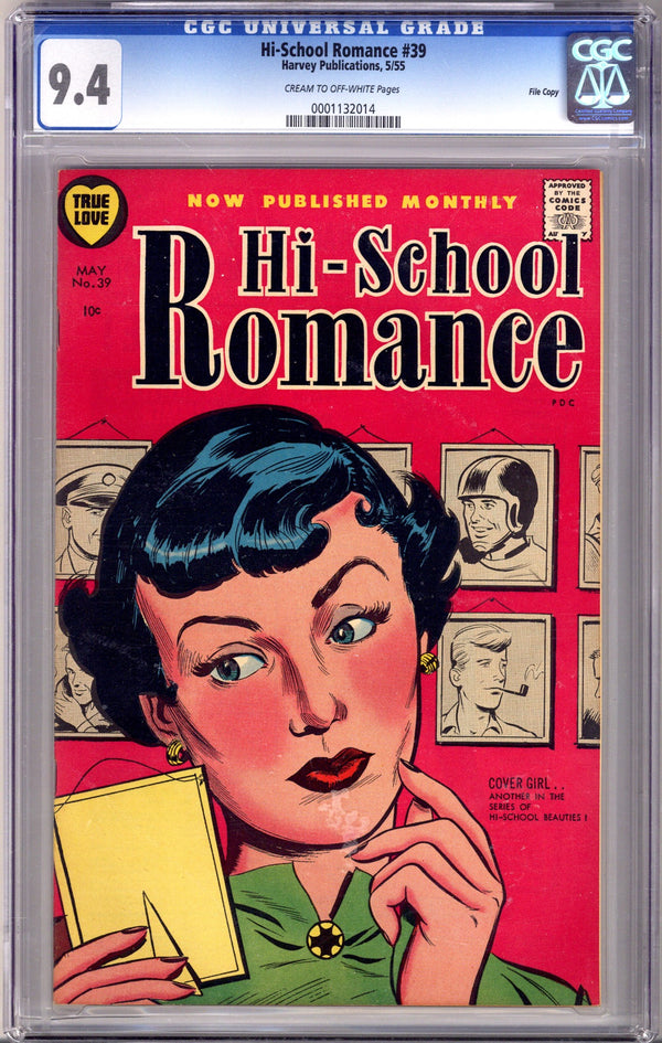 Hi-School Romances 39 CGC 9.4 (1955)