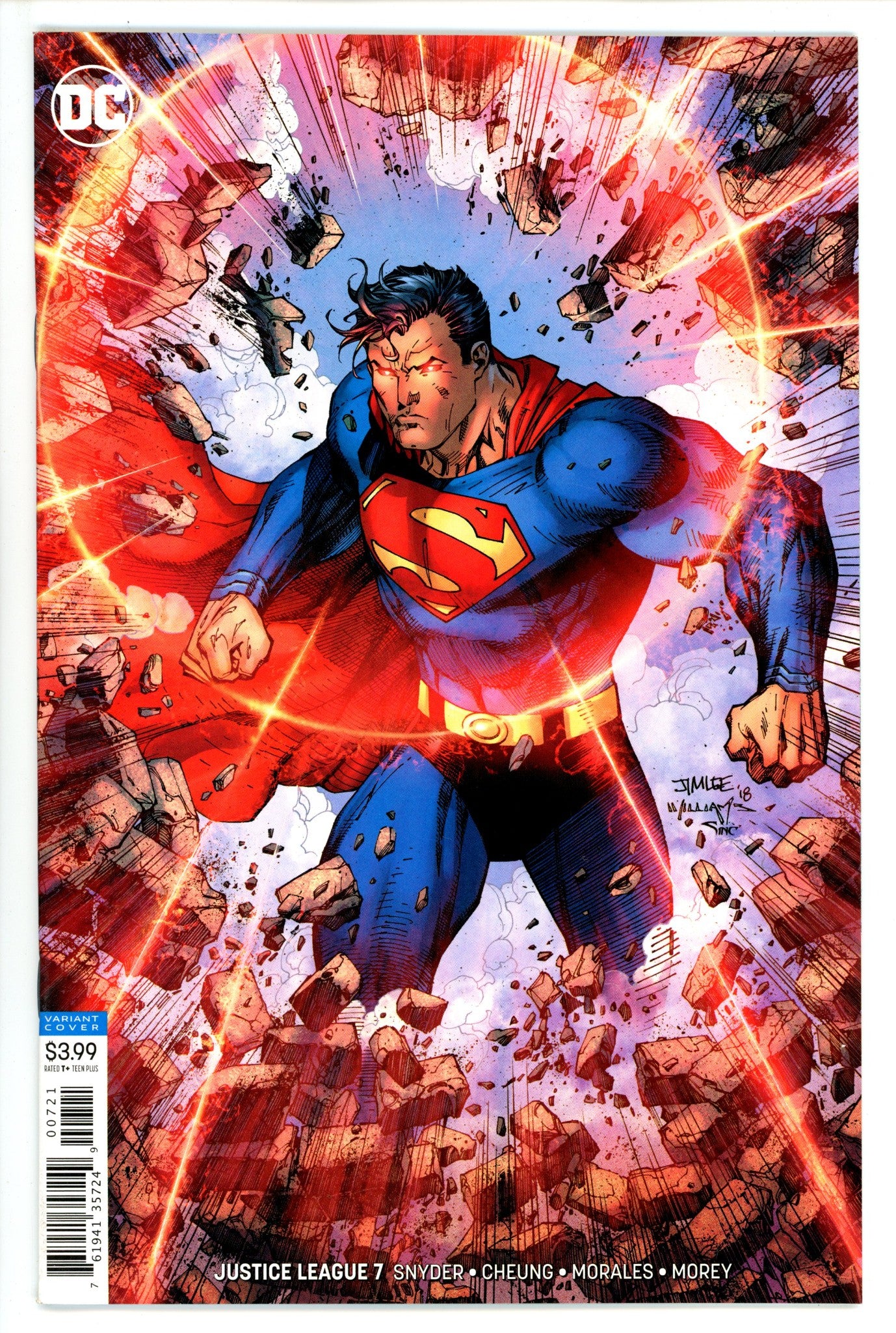 Justice League Vol 3 7 Lee Variant (2018)