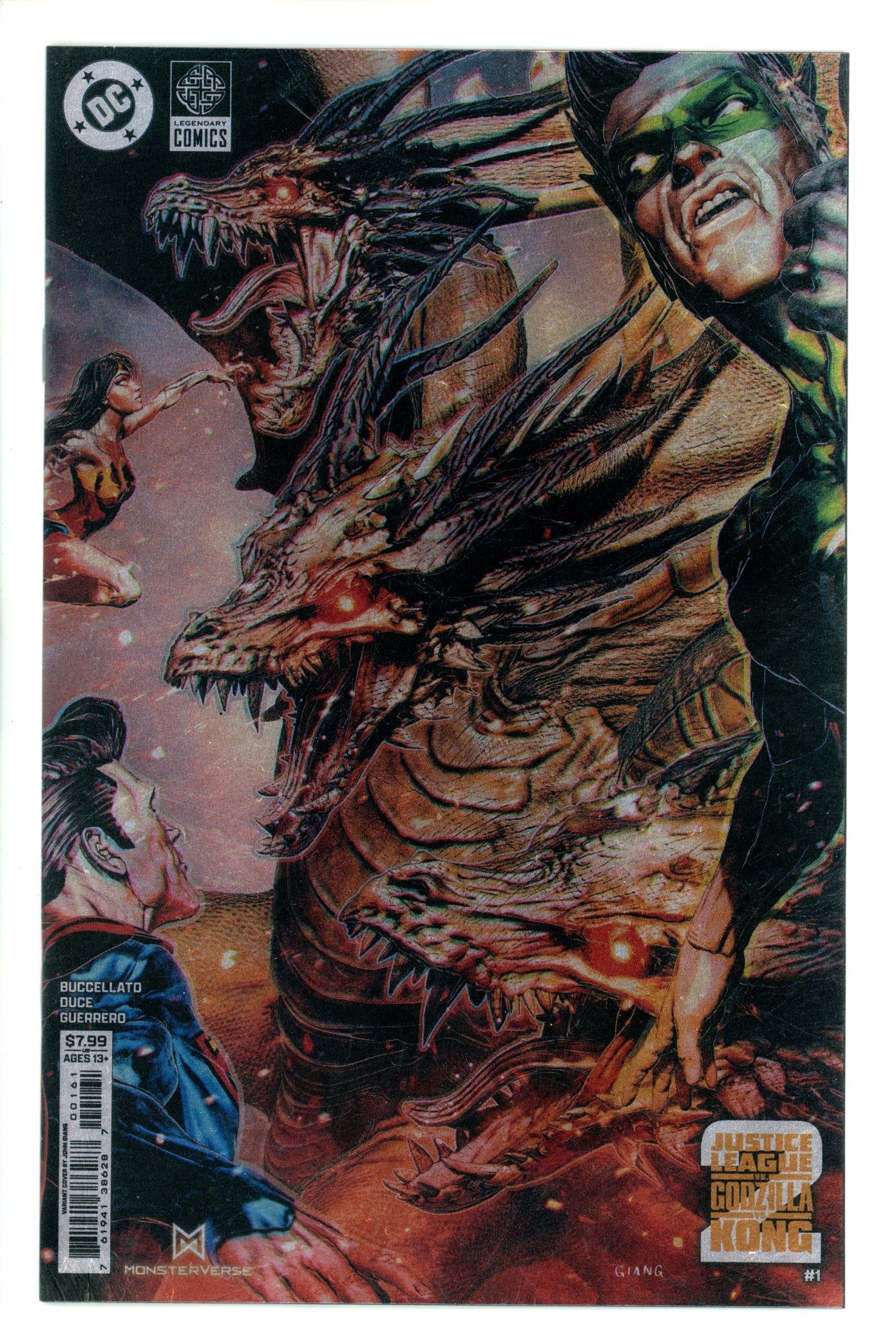 Justice League Vs Godzilla Vs Kong 2 1 Giang Foil Variant (2025)