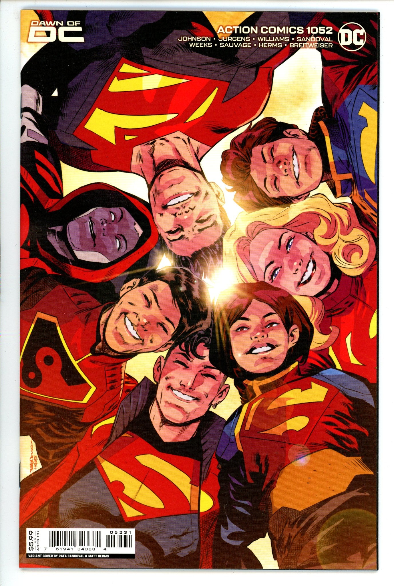 Action Comics Vol 3 1052 High Grade (2023) Sandoval Variant 