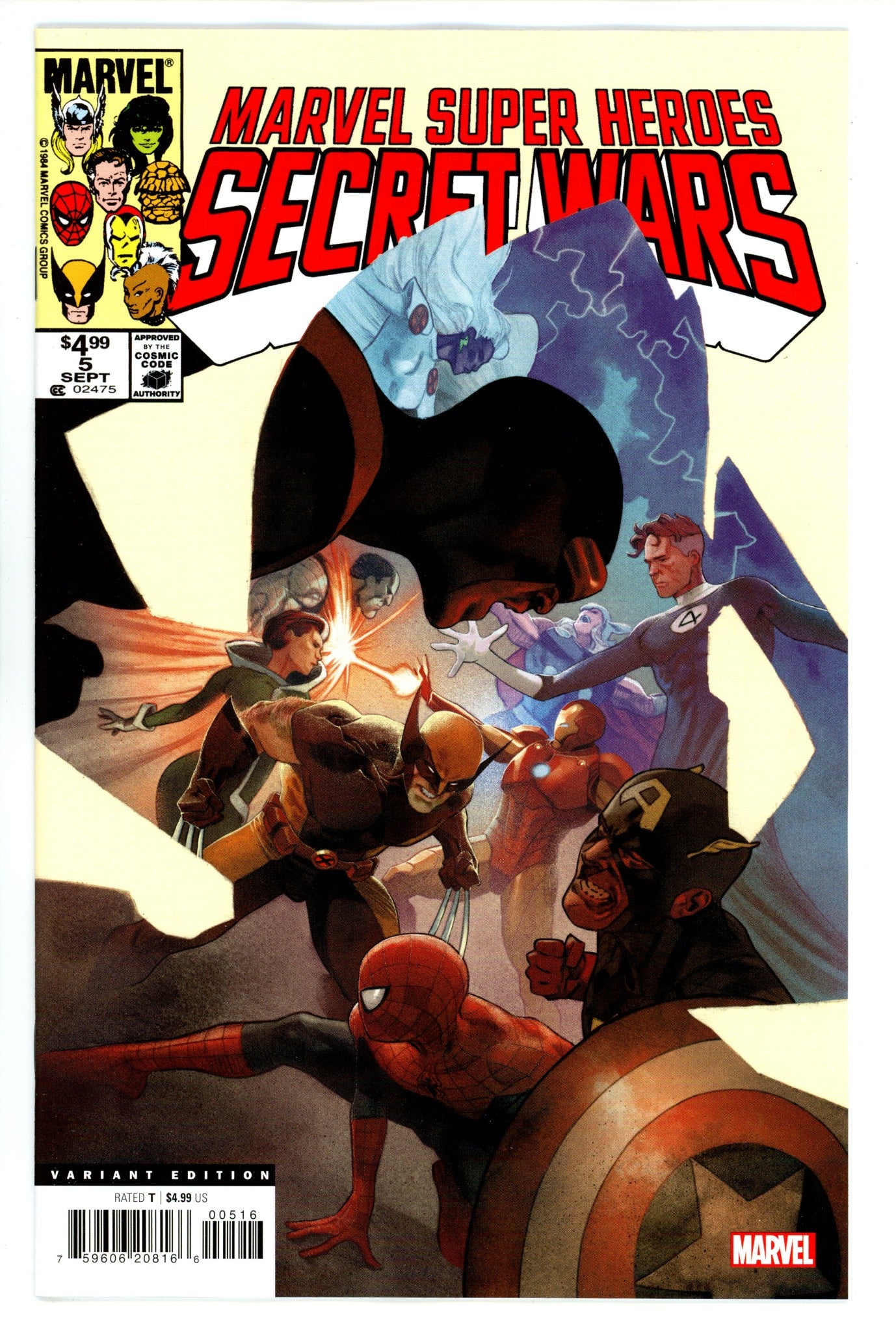 Marvel Super Heroes Secret Wars 5 Mobili Incentive Variant NM- (2024)