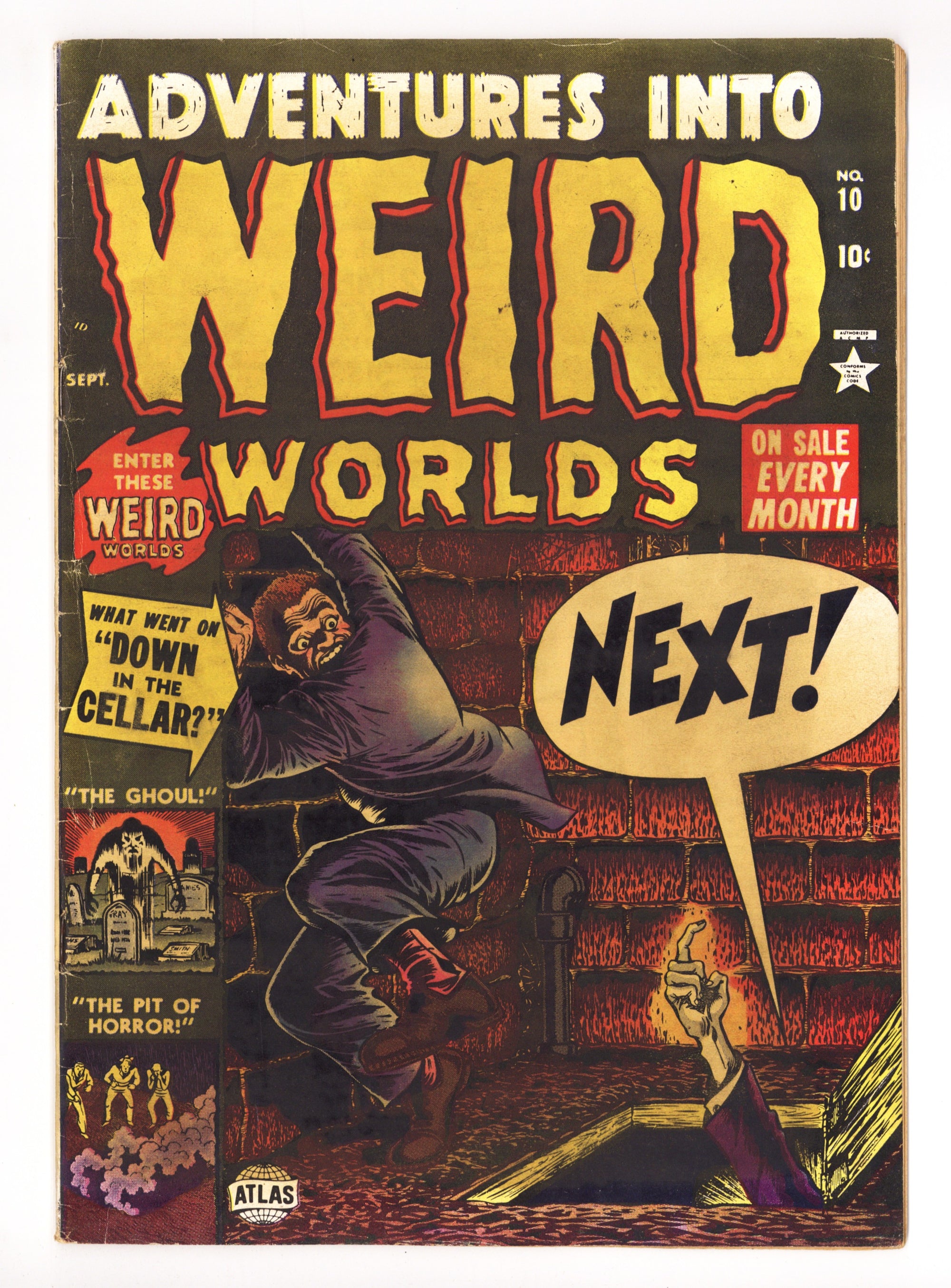 Adventures into Weird Worlds 10 FN- (5.5) (1952) 