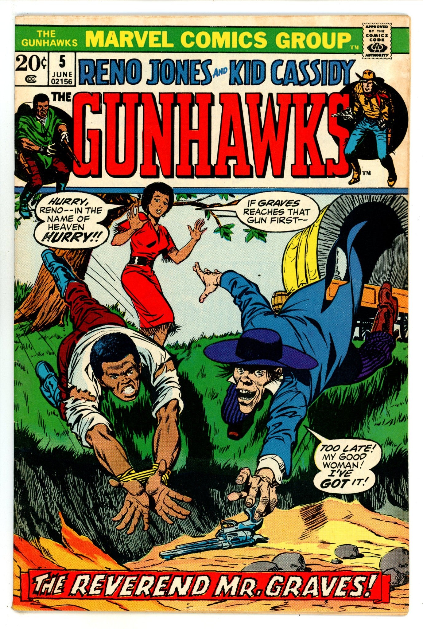 Gunhawks 5 FN/VF (7.0) (1973) 