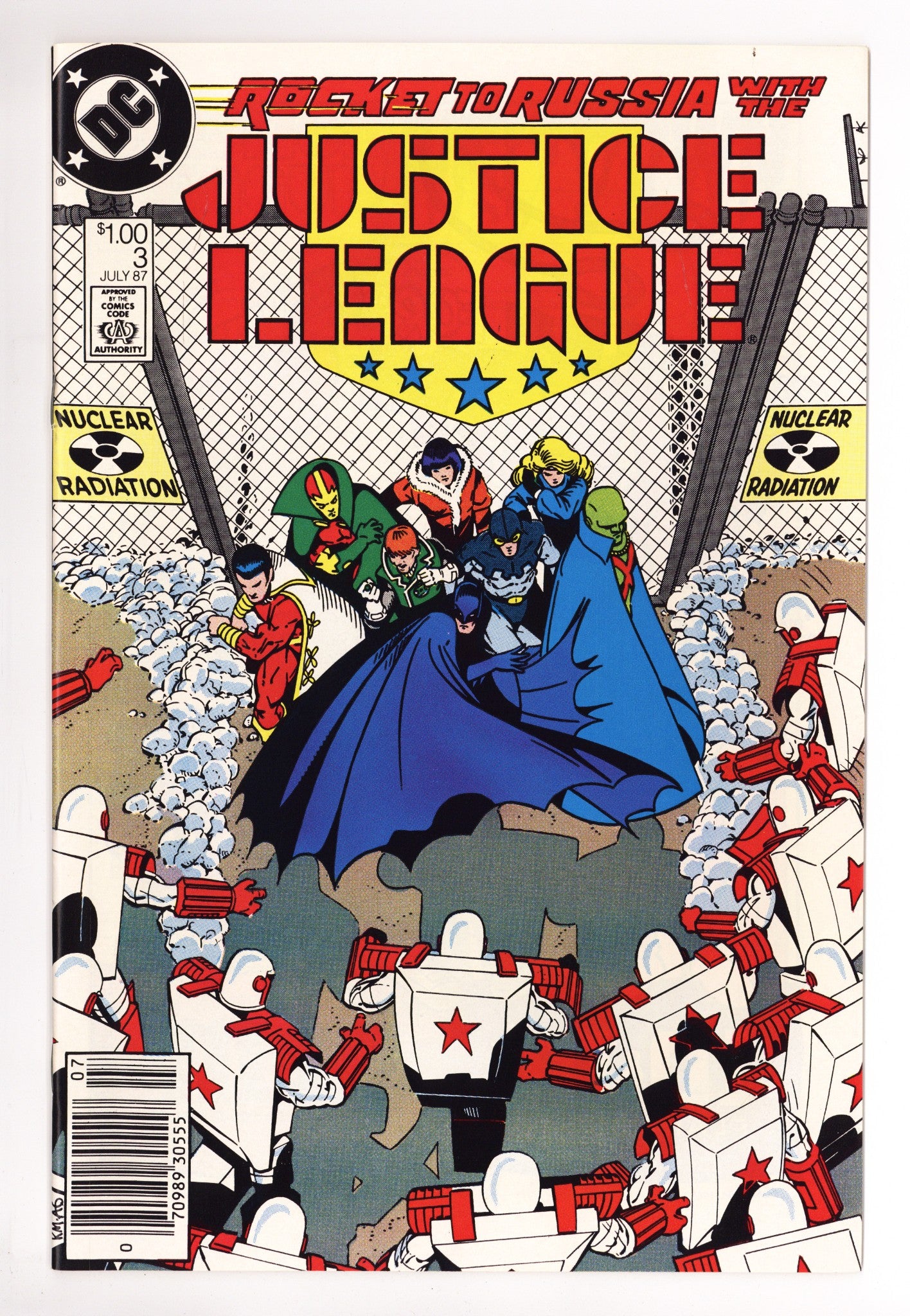 Justice League 3 VF/NM (9.0) (1987) Canadian Price Variant 