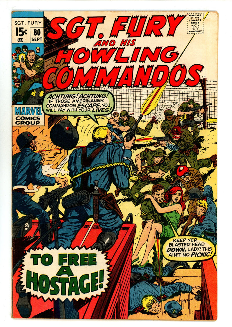 Sgt. Fury 80 FN- (5.5) (1970) 