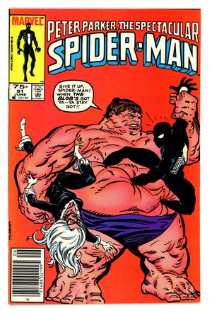 The Spectacular Spider-Man Vol 1 91  Mid Grade   (1984)   Canadian Price Variant