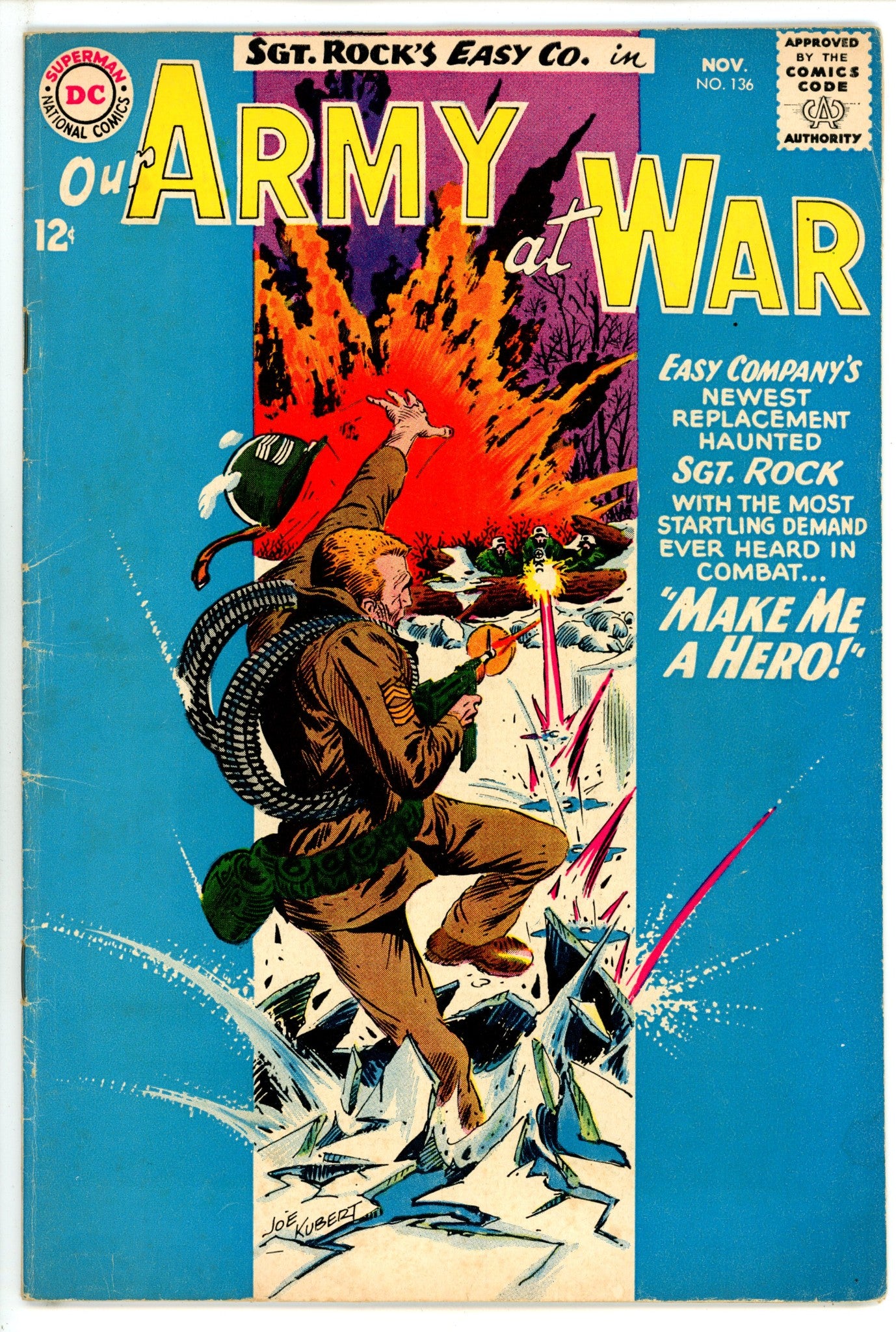 Our Army at War Vol 1 136 VG+ (4.5) (1963) 