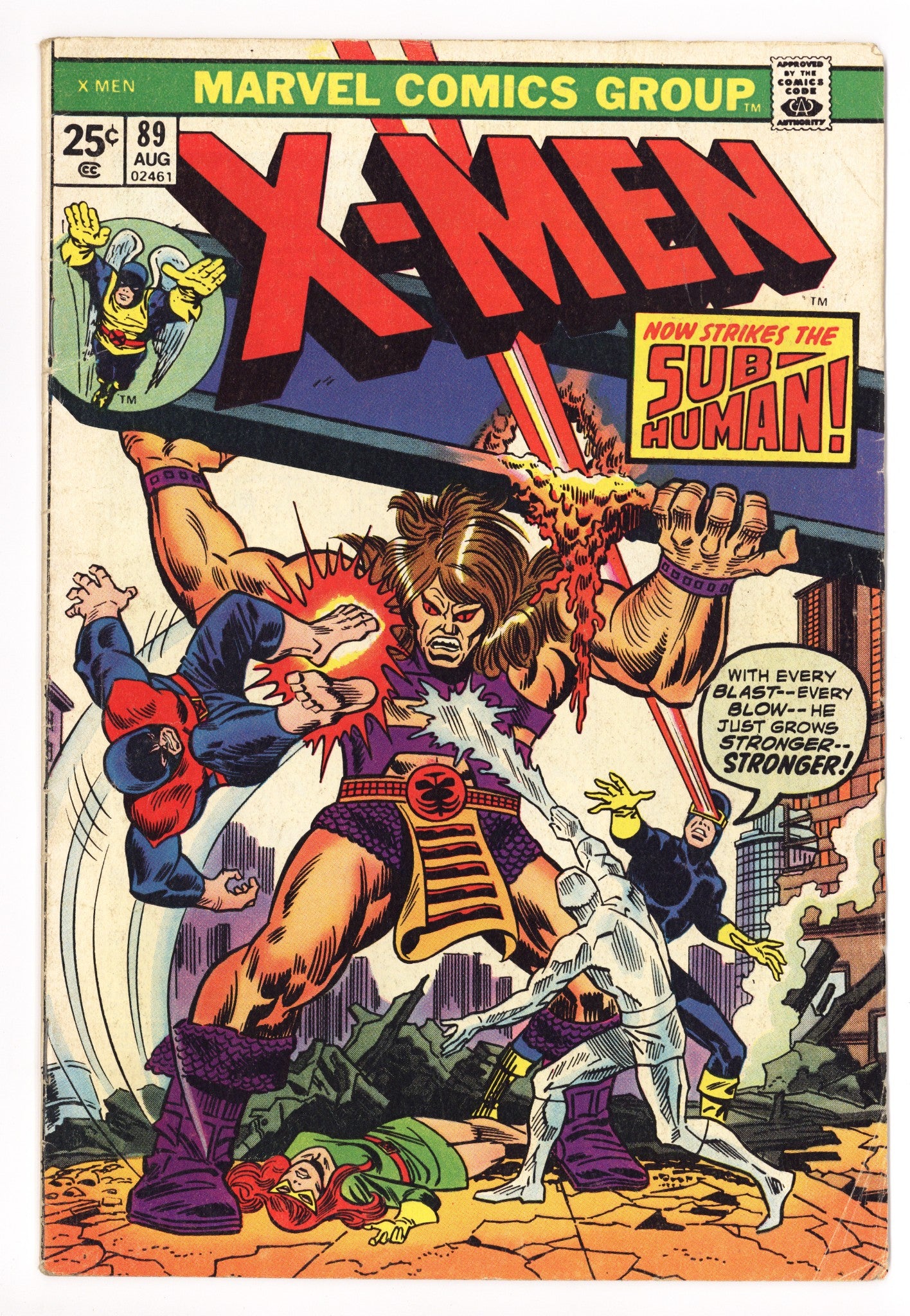 The X-Men Vol 1 89 VG- (3.5) (1974) 