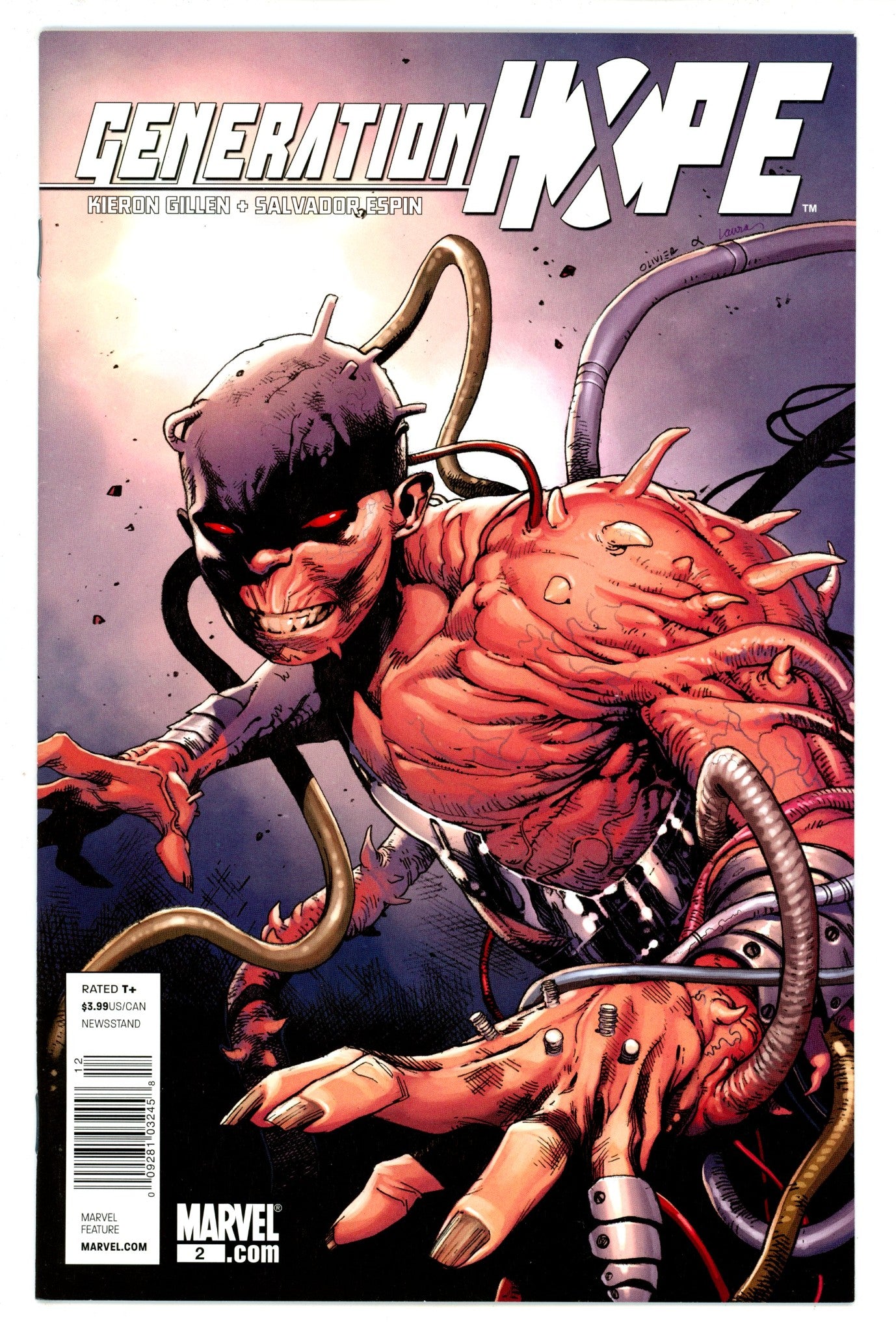 Generation Hope 2 VF+ (8.5) (2011) Newsstand 