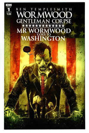 Wormwood: Gentleman Corpse: Mr Wormwood Goes to Washington 1 High Grade (2017) Templesmith Variant