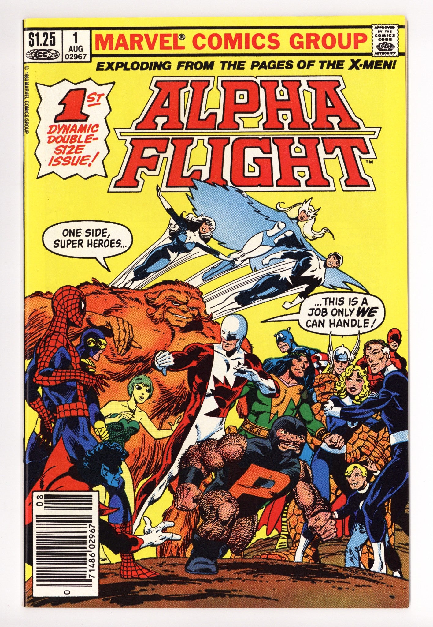 Alpha Flight Vol 1 1 VF/NM (9.0) (1983) Canadian Price Variant 