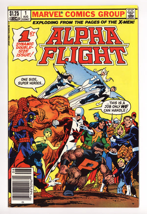 Alpha Flight Vol 1 1 VF/NM (9.0) (1983) Canadian Price Variant 