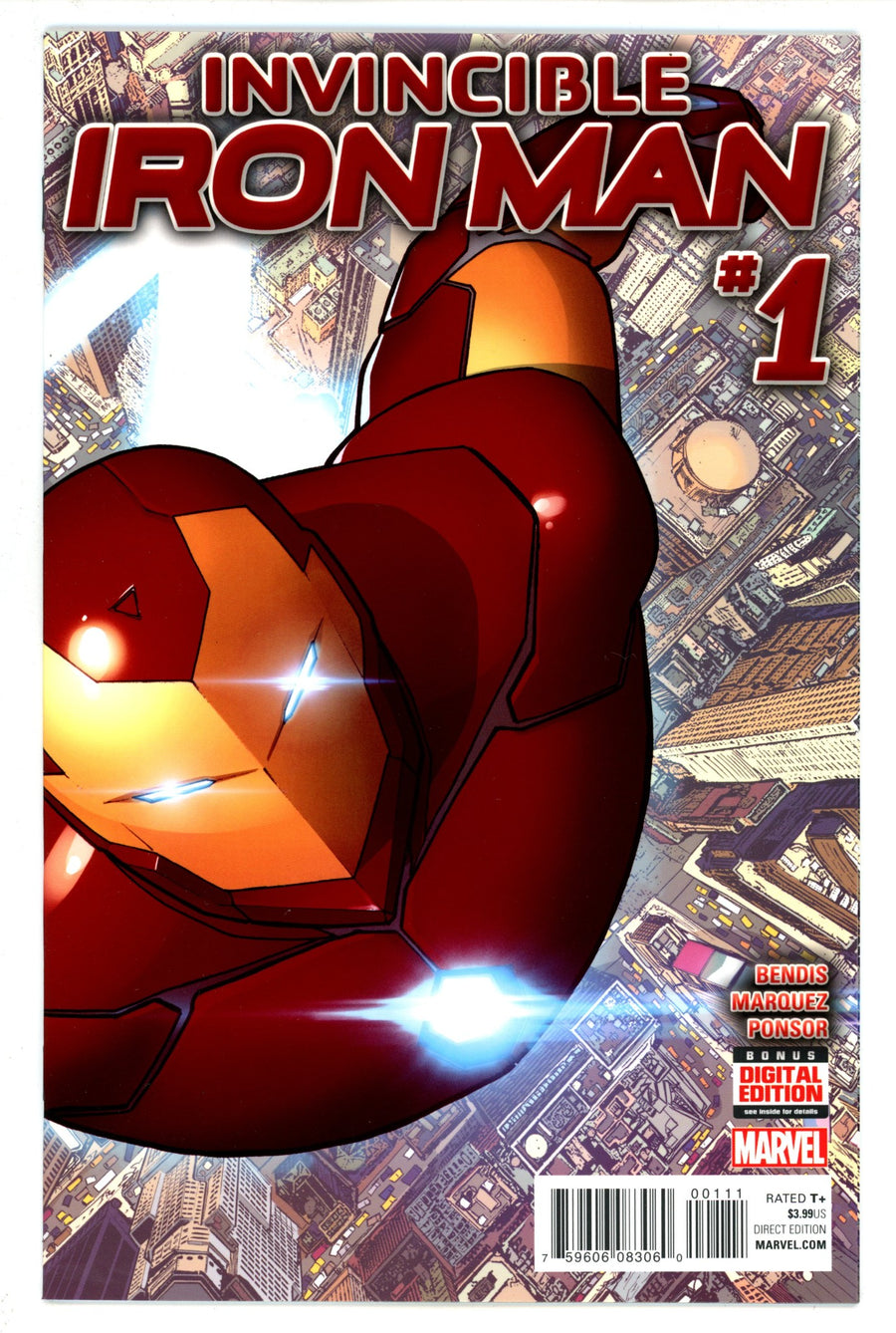 Invincible Iron Man Vol 2 1 High Grade (2015) 