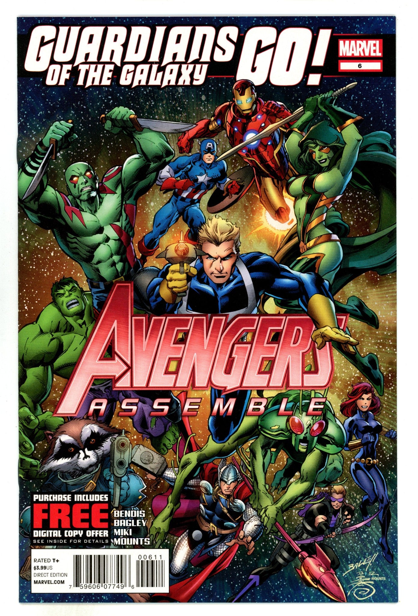 Avengers Assemble Vol 2 6  High Grade  (2012)  