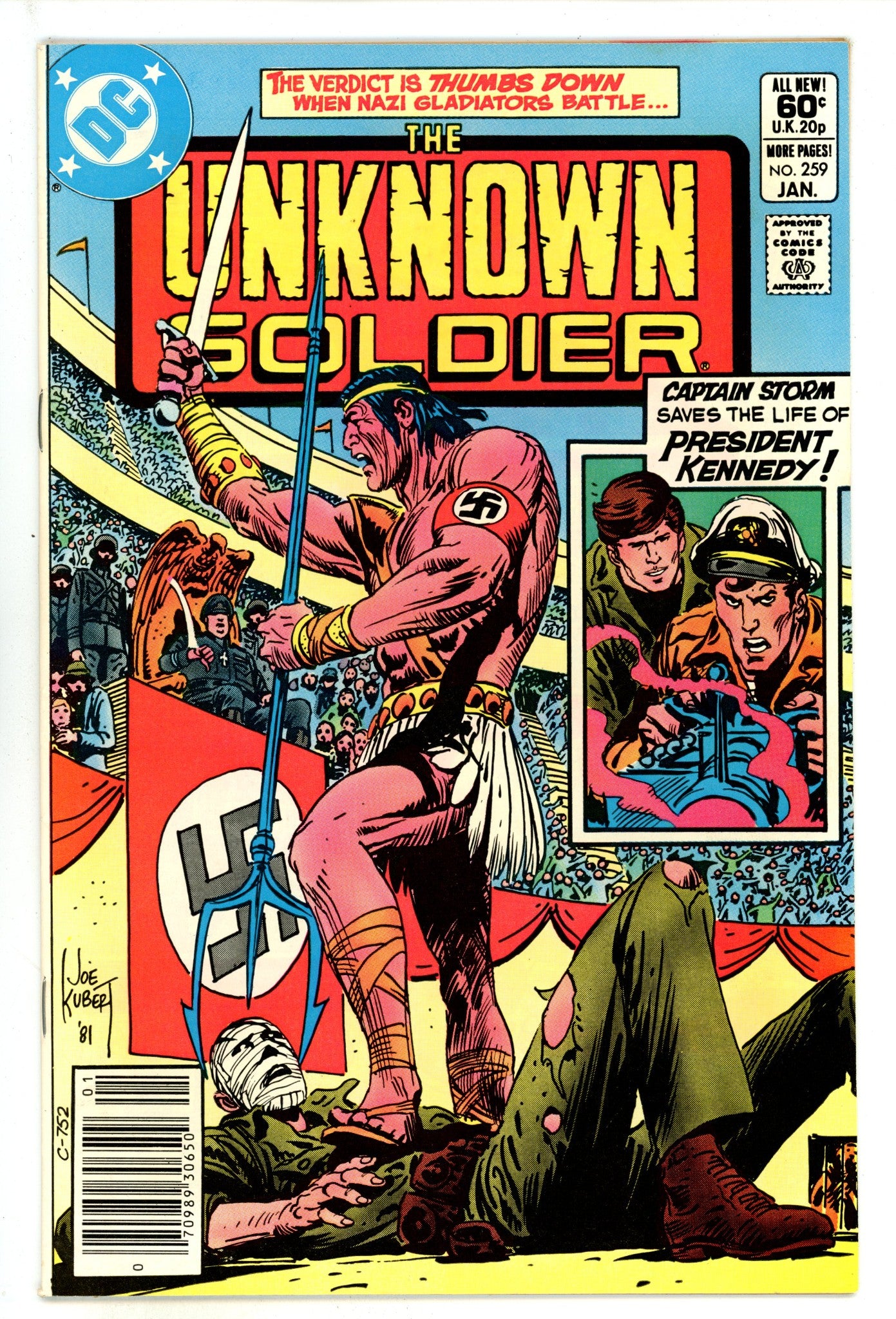 Unknown Soldier Vol 1 259 VF (8.0) (1982) Newsstand 