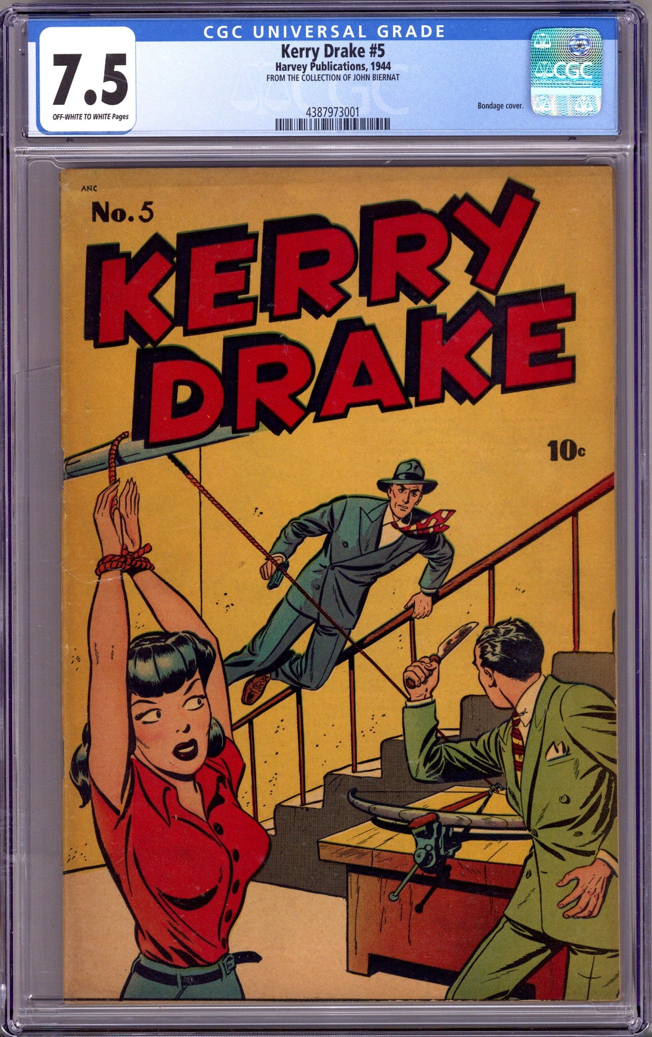 Kerry Drake 5 CGC 7.5 (VF-) (1946)