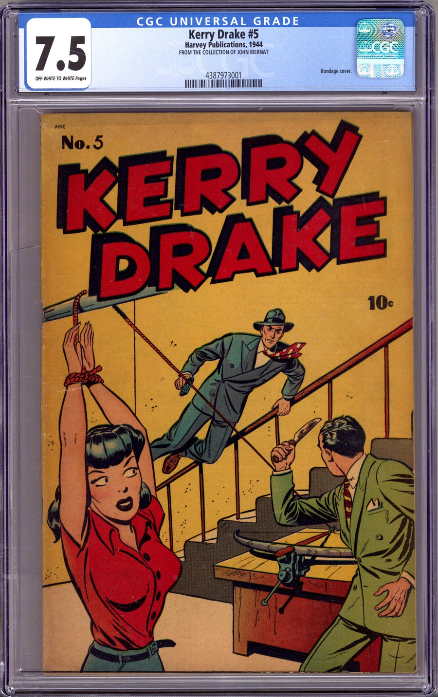 Kerry Drake 5 CGC 7.5 (VF-) (1946)
