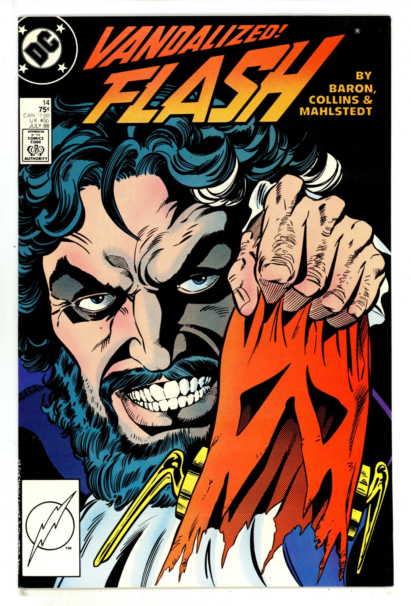 Flash Vol 2 14 Mid Grade (1988) 