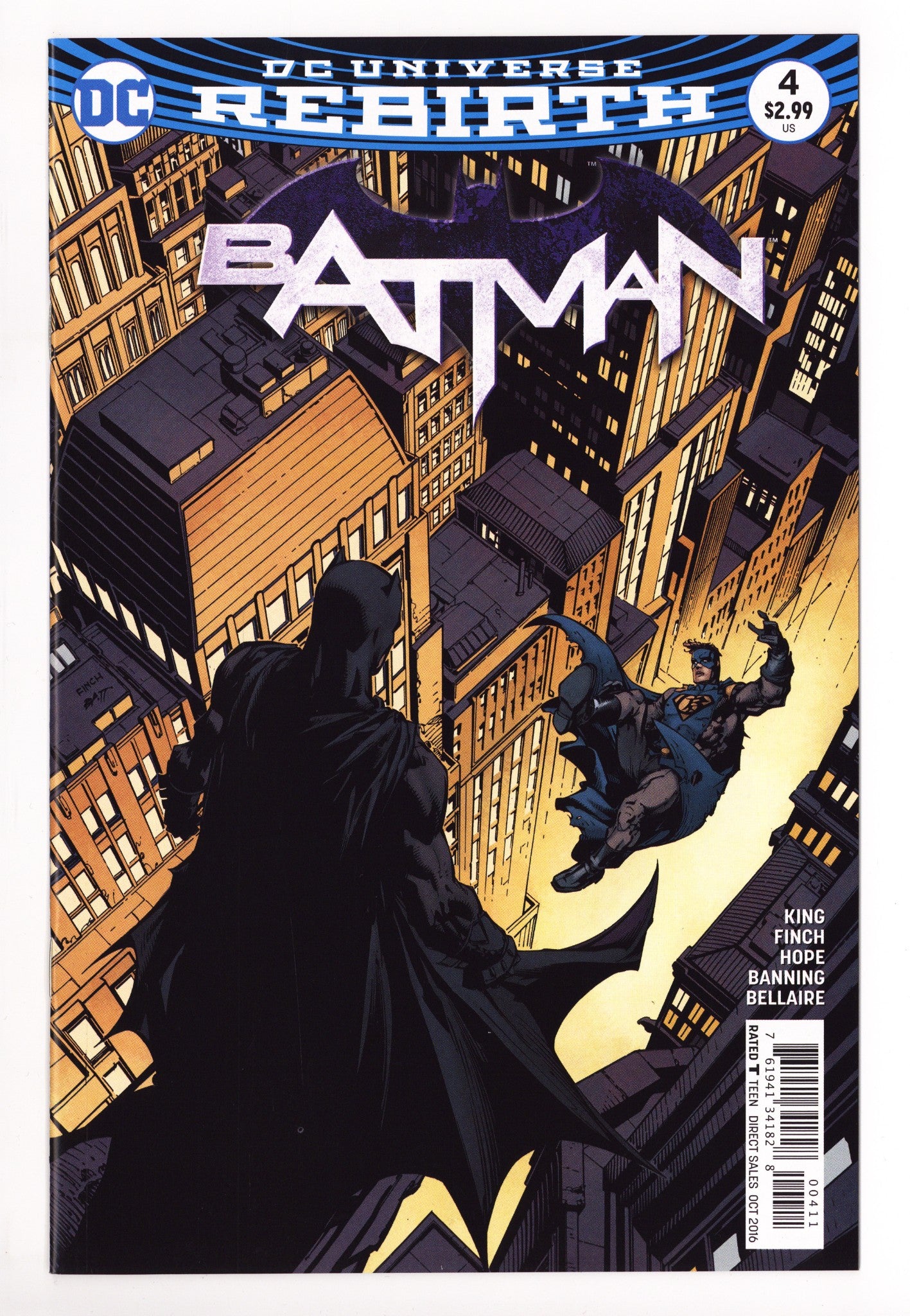 Batman Vol 3 4 High Grade (2016) 