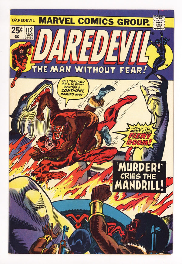Daredevil Vol 1 112 VF/NM (9.0) (1974)