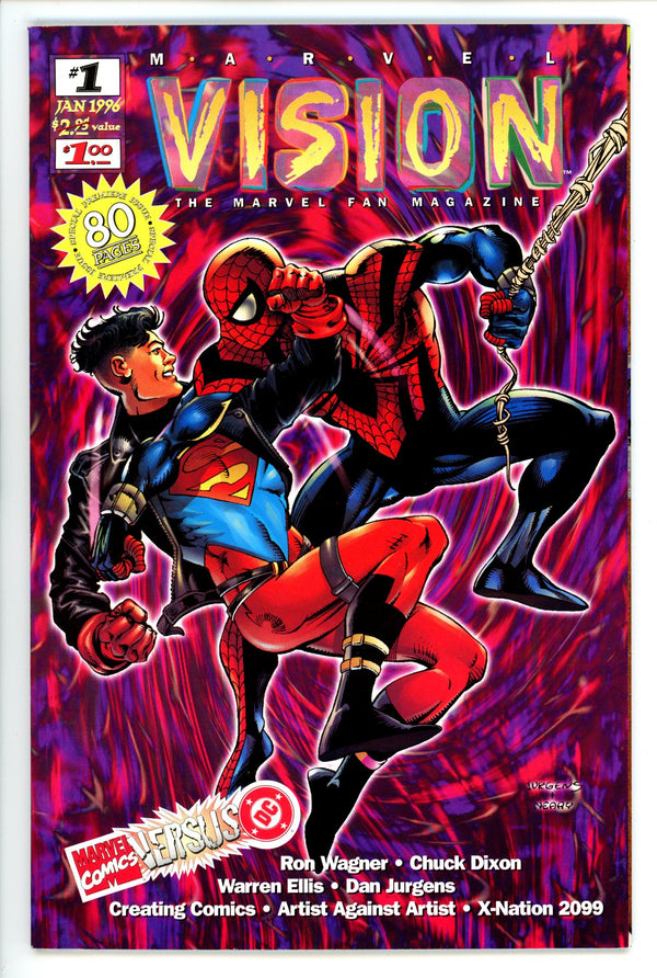 Marvel Vision 1 Mid Grade (1996)
