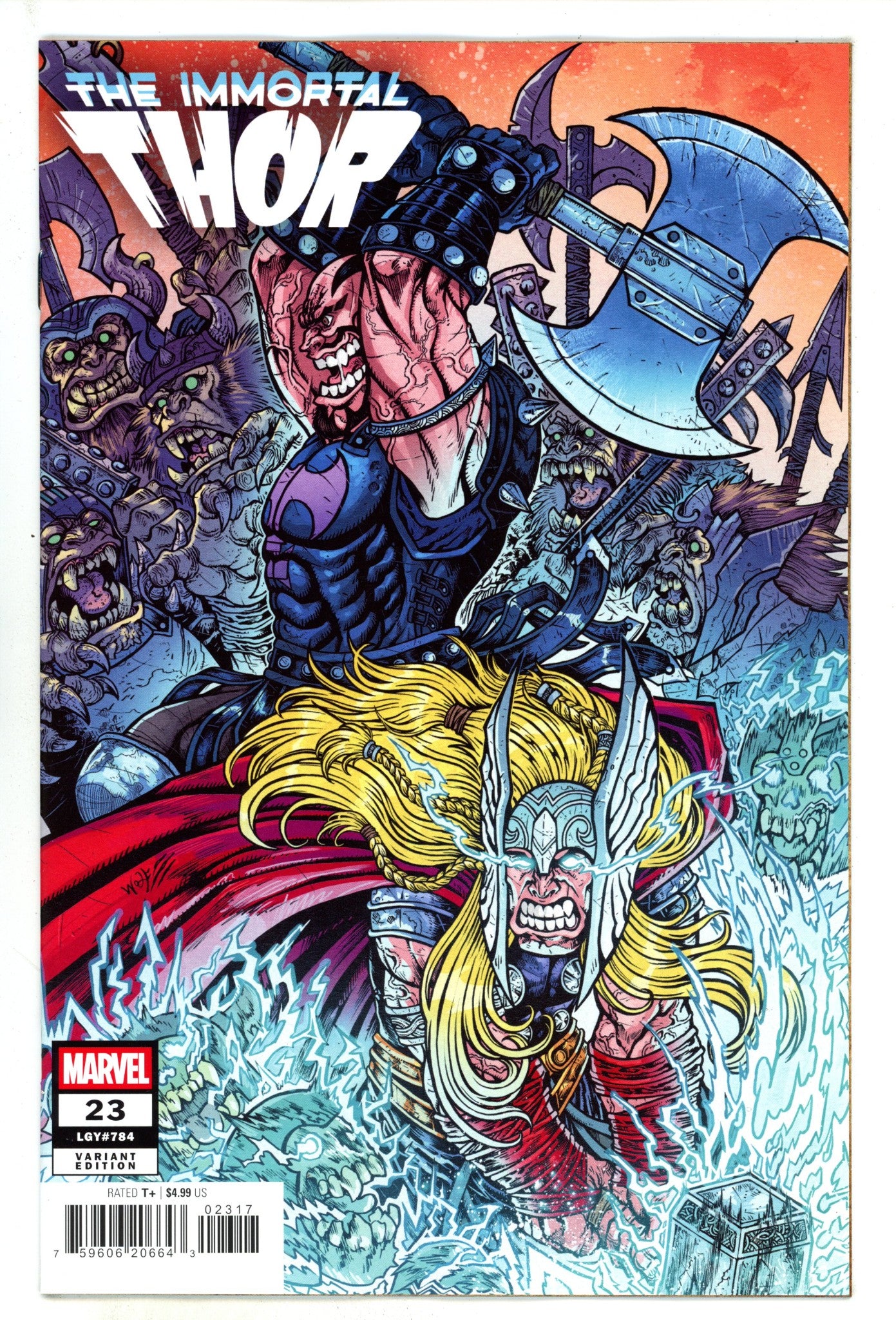 Immortal Thor 23 Wolf Incentive Variant NM (2025)