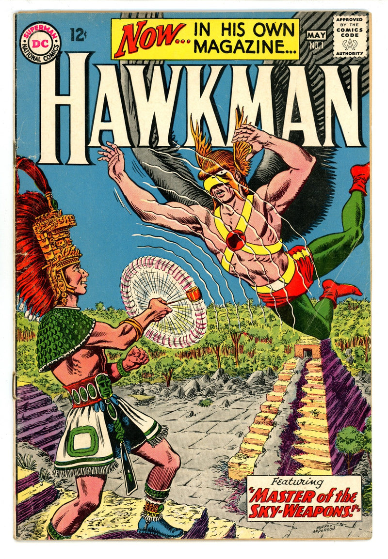 Hawkman Vol 1 1 GD/VG (3.0) Centerfold Detached (1964) 