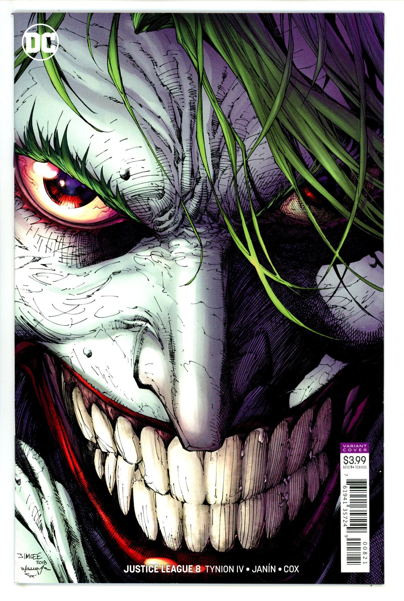 Justice League Vol 3 8 Lee Variant (2018)