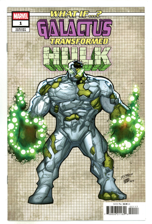 What If...? Galactus: Galactus Transformed Hulk? 1 Lim Design Incentive Variant NM- (2024)