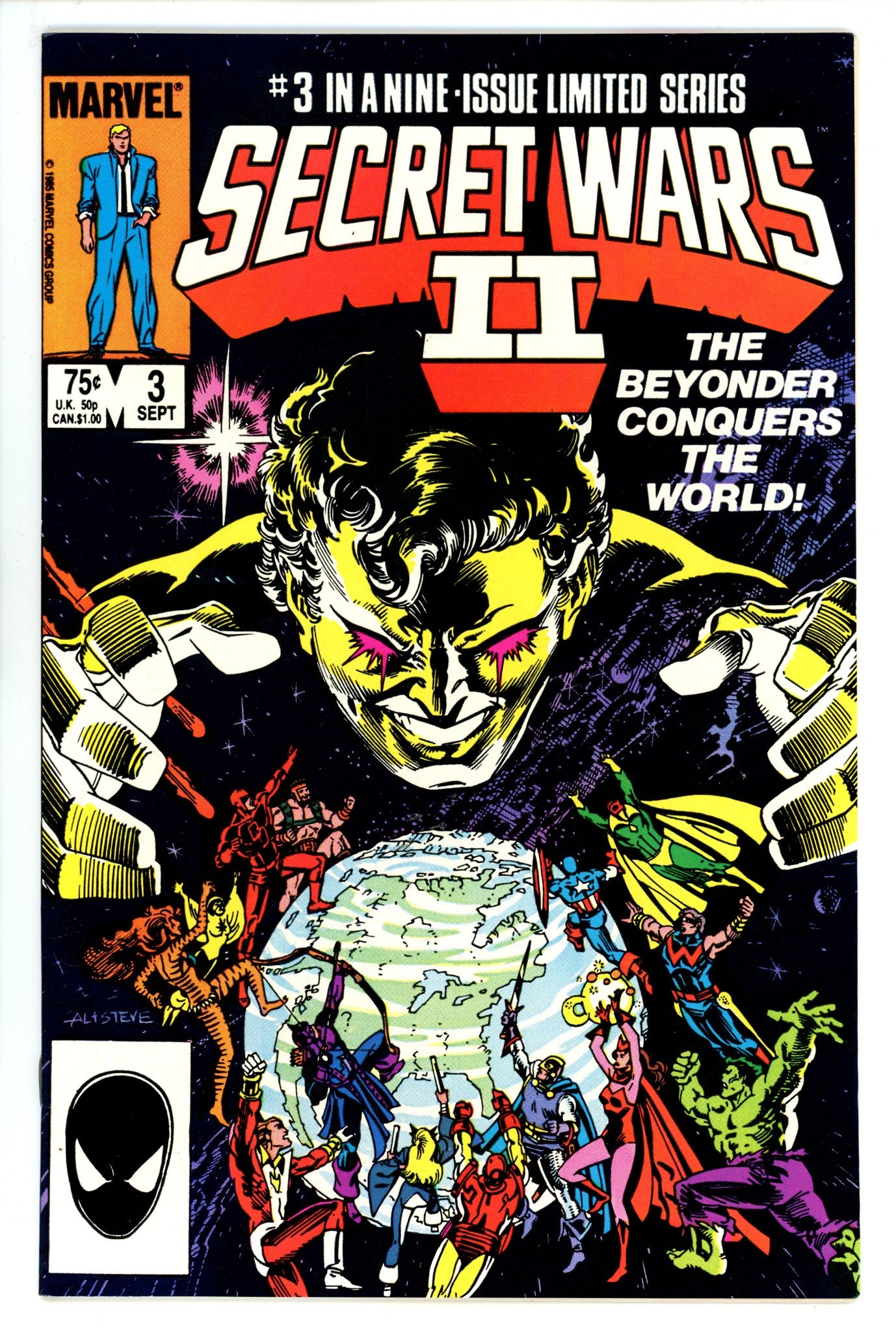 Secret Wars II 3 NM- (9.2) (1985) 