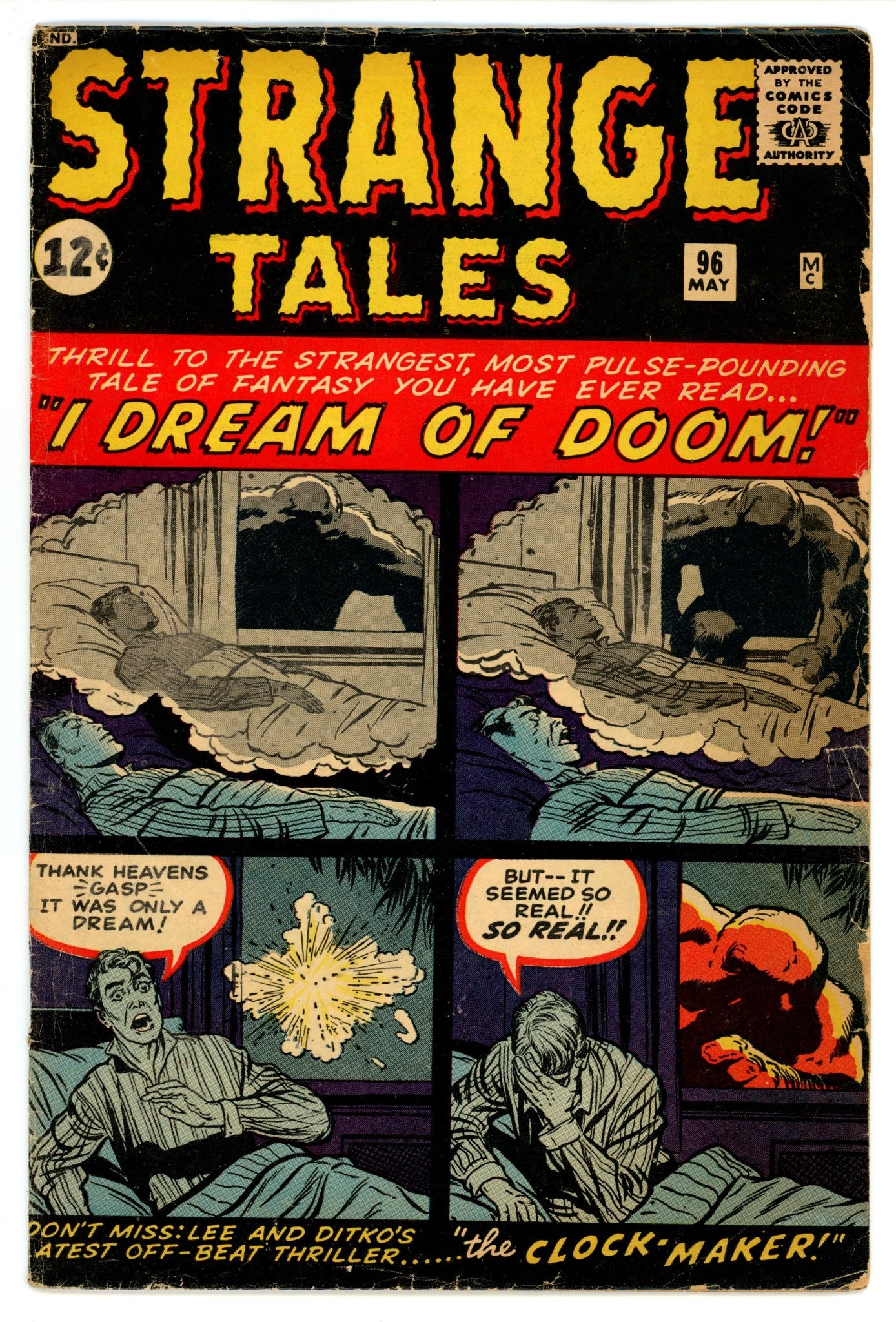 Strange Tales Vol 1 96 VG- (3.5) (1962) 