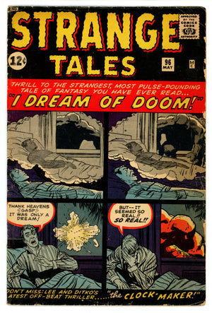 Strange Tales Vol 1 96 VG- (3.5) (1962) 