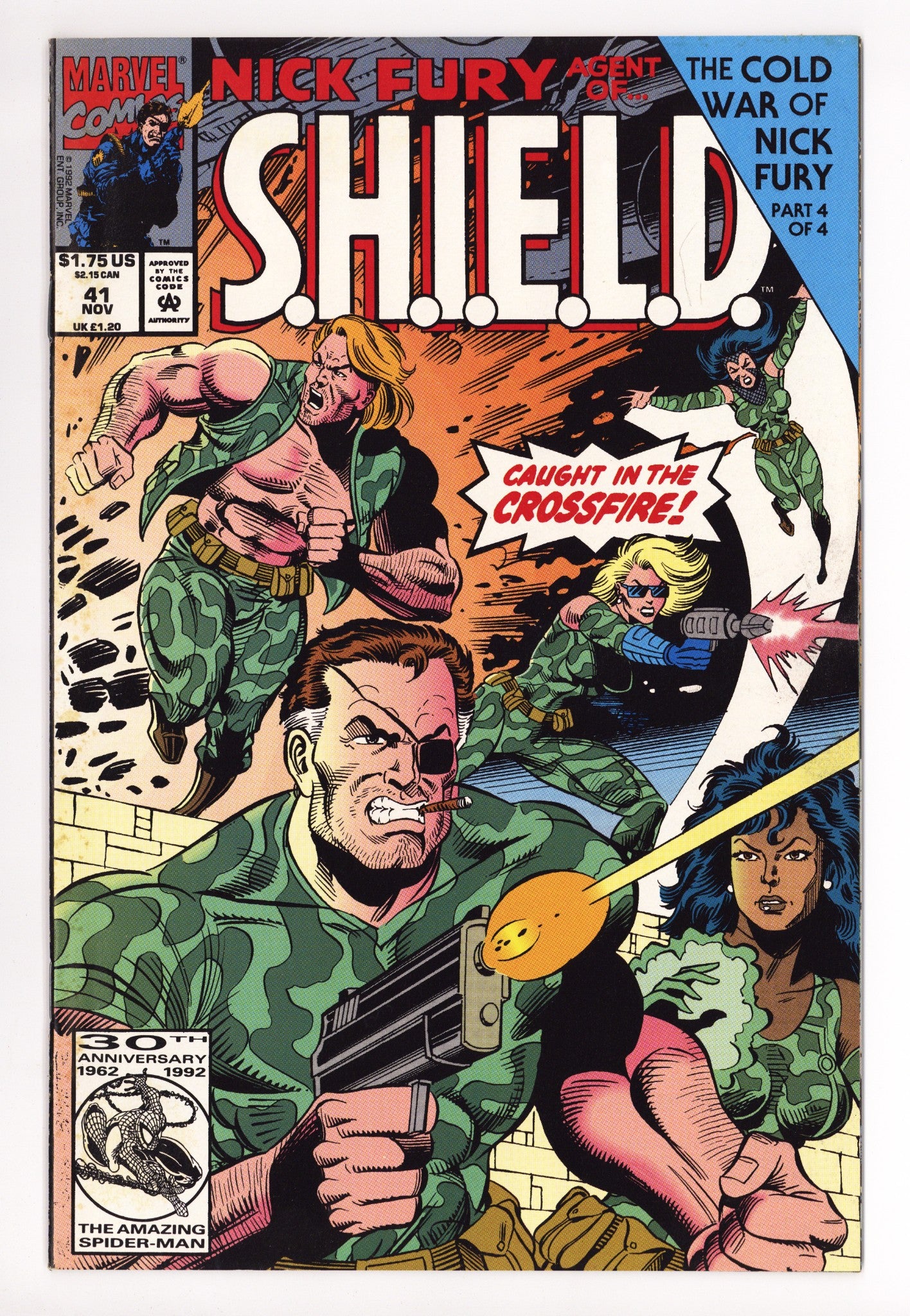 Nick Fury, Agent of S.H.I.E.L.D. Vol 4 41 Mid Grade (1992) 