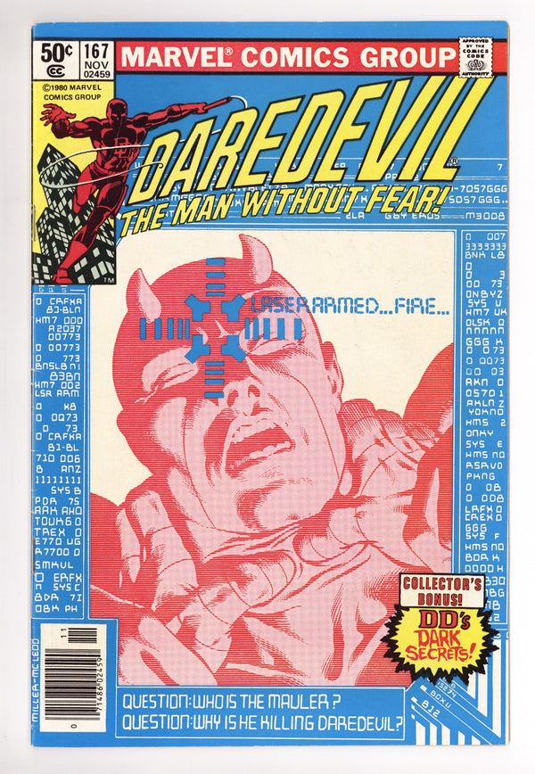 Daredevil Vol 1 167 FN (6.0) (1980) Newsstand