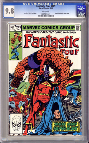 Fantastic Four Vol 1 249 CGC 9.8 (NM/M) Cracked Case (1982)