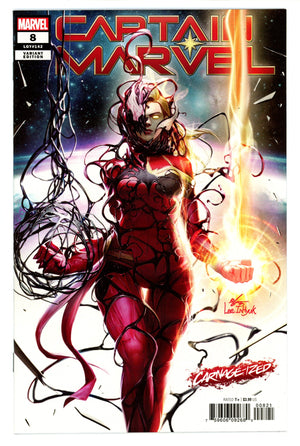 Captain Marvel Vol 11 8 (142) High Grade (2019) Lee Variant