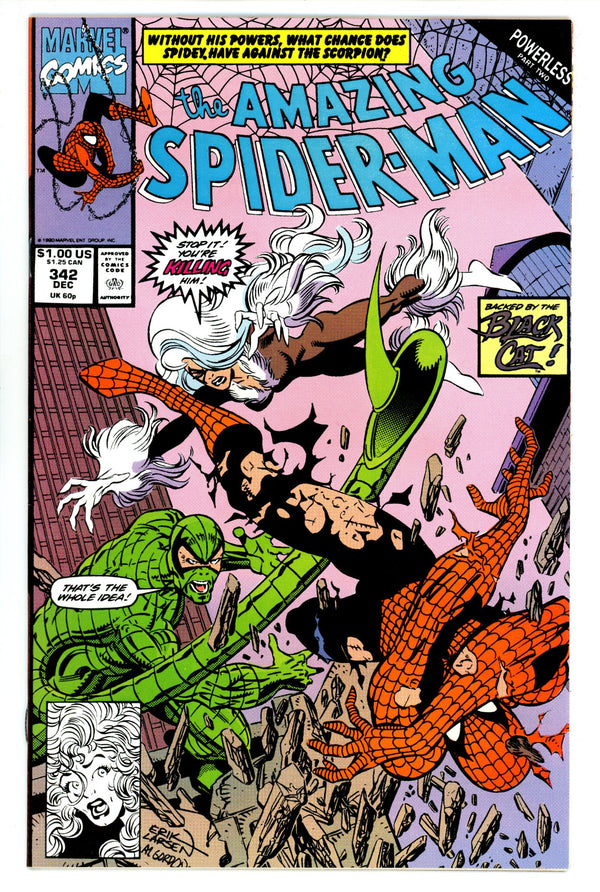 The Amazing Spider-Man Vol 1 342 VF+ (8.5) (1990)