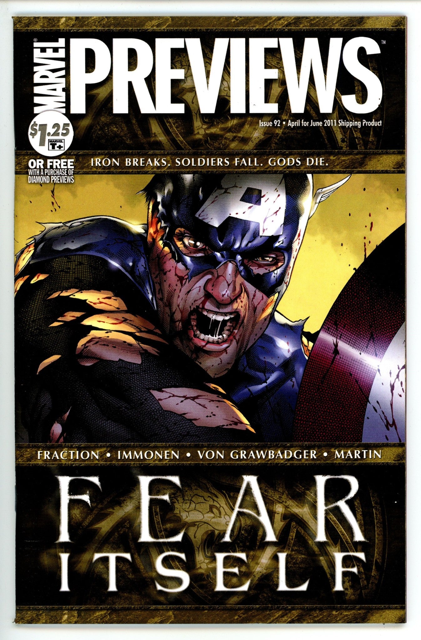 Marvel Previews Vol 1 92 High Grade (2011)