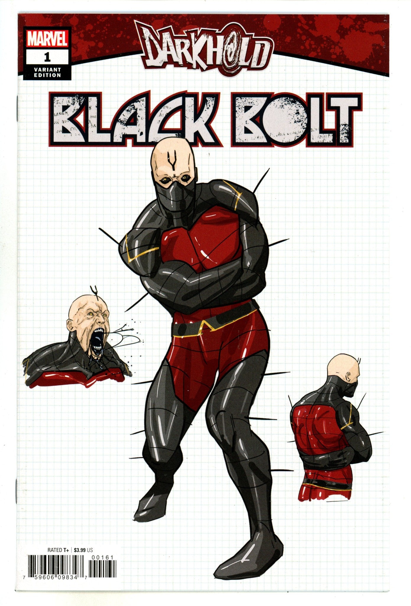 The Darkhold: Black Bolt 1 High Grade (2022) Tormey Design Incentive Variant 