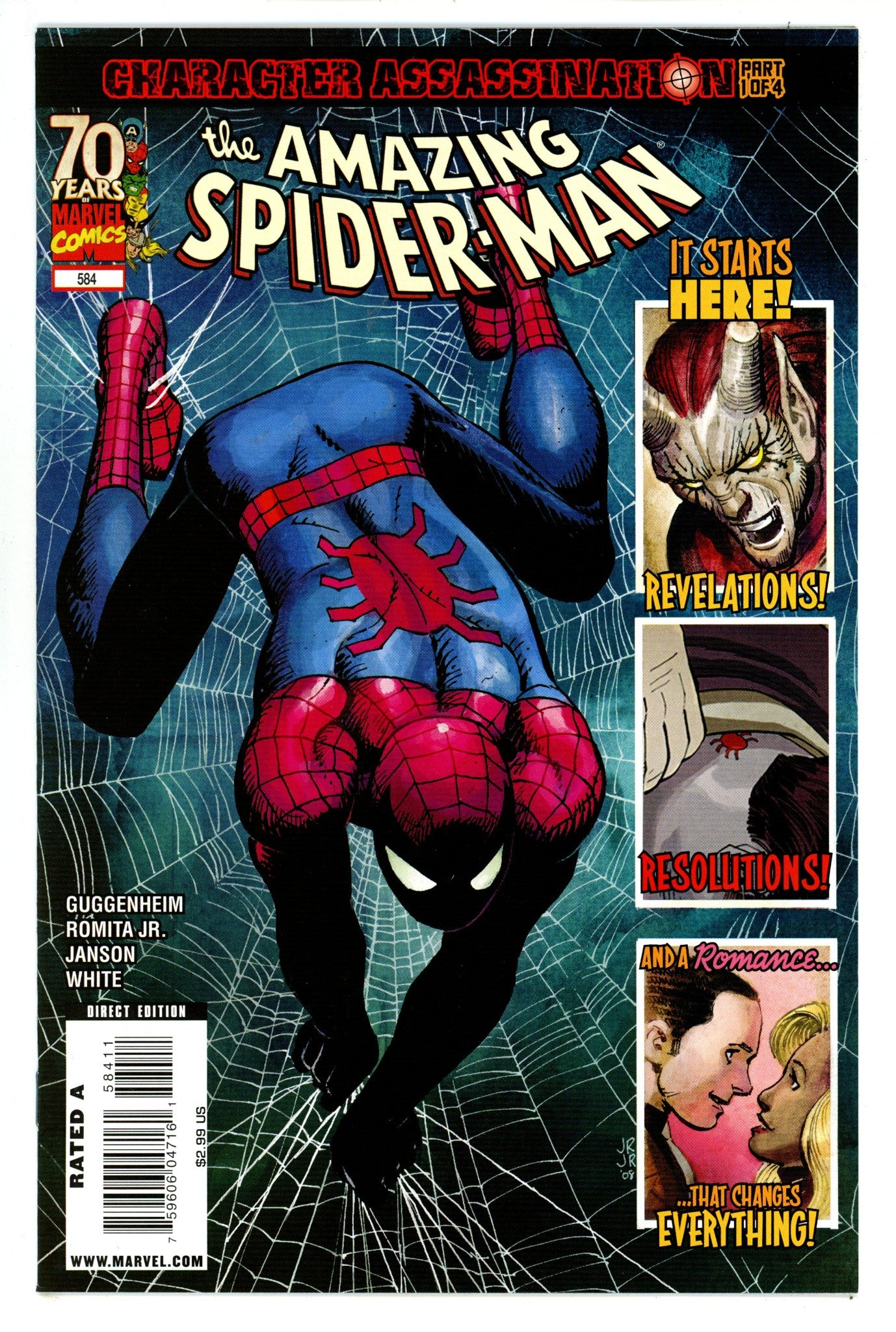The Amazing Spider-Man Vol 2 584 NM- (9.2) (2009) 