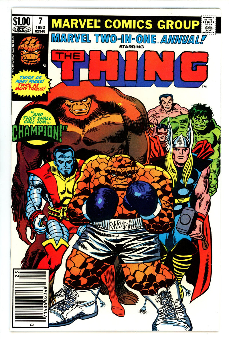Marvel Two-in-One Annual Vol 1 7 VF+ (8.5) (1982) 
