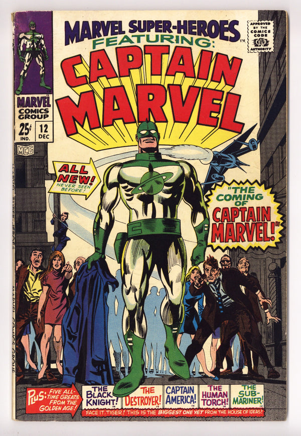 Marvel Super-Heroes Vol 1 12 FN- (5.5) Colour Touch (1967)