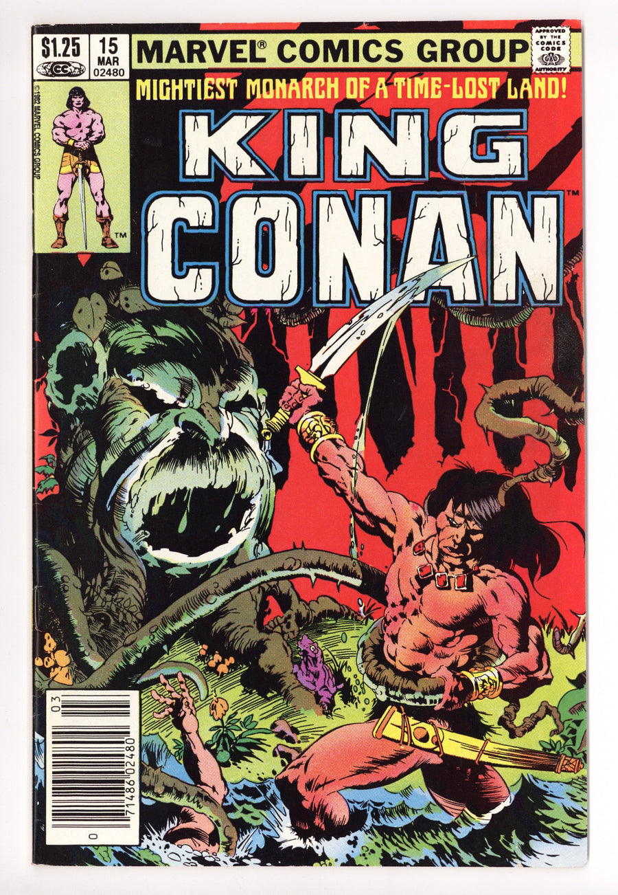 King Conan 15 Mid Grade (1983) Canadian Price Variant 