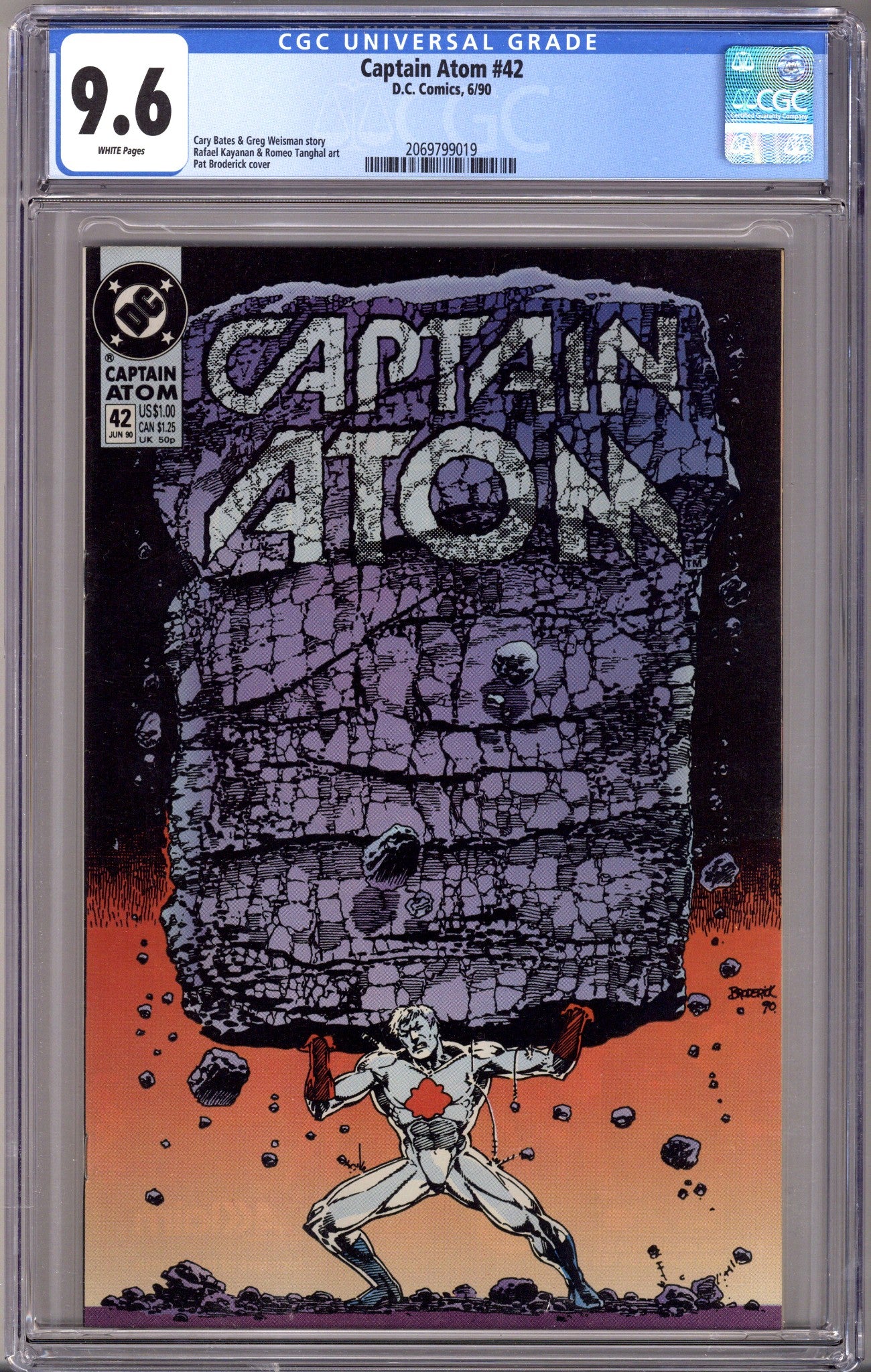 Captain Atom Vol 3 42 CGC 9.6 (NM+) (1990)